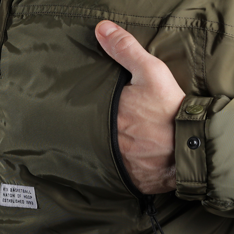 мужская оливковая куртка K1X Urban Hooded Halfzip MK3 1163-1200/3302 - цена, описание, фото 6
